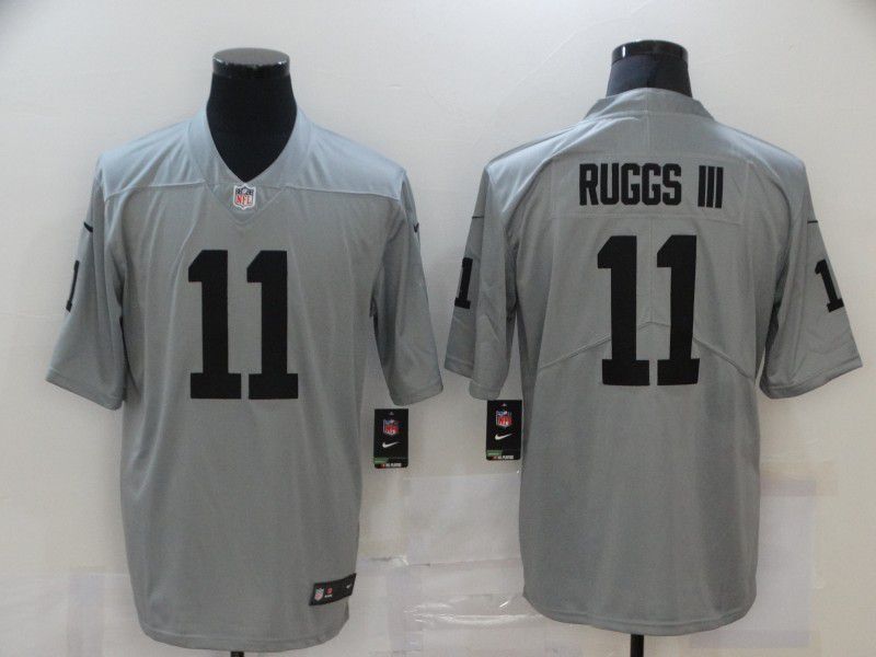 Men Oakland Raiders 11 Ruggs iii Grey Nike Vapor Untouchable Limited 2020 NFL Nike Jerseys